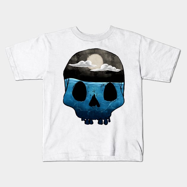 Full moon Kids T-Shirt by Dutyfresh